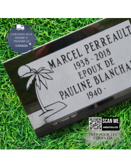 Plaque Funéraire en Granit #043 Plaque Funéraire en Granit #043